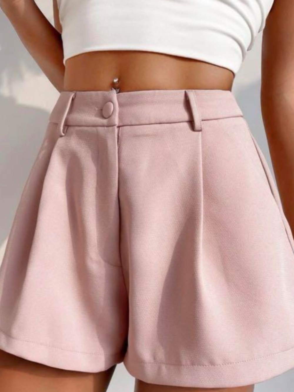EUC Blush Pink High Waisted Shorts